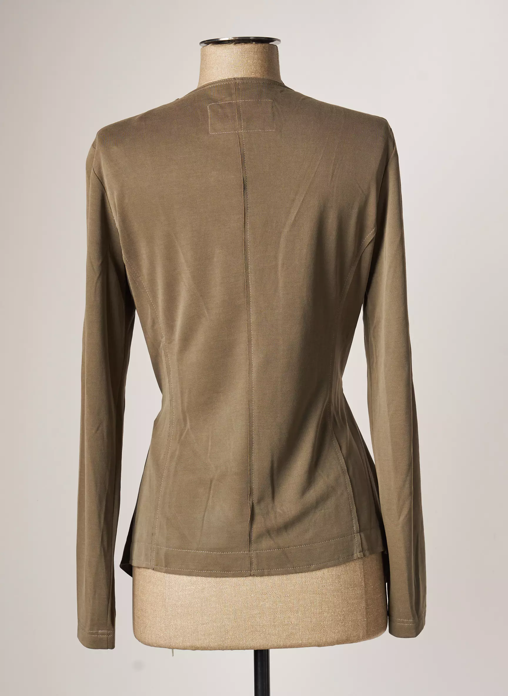 Just White Cardigans Femme couleur vert
