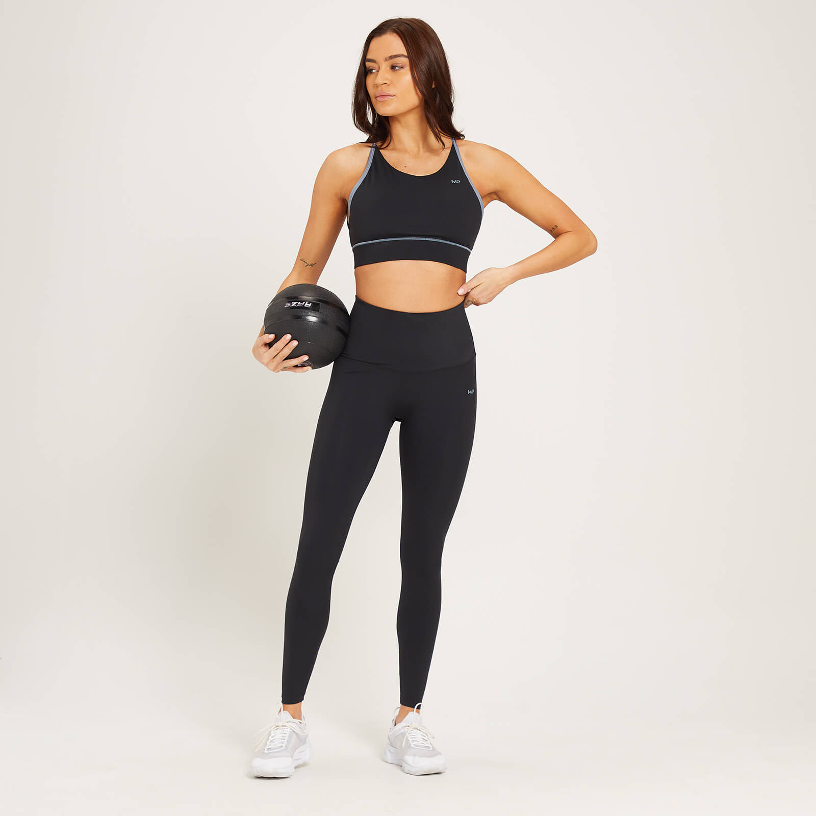 Brassière de sport réversible MP Adapt pour femmes – Noir/Galaxie
