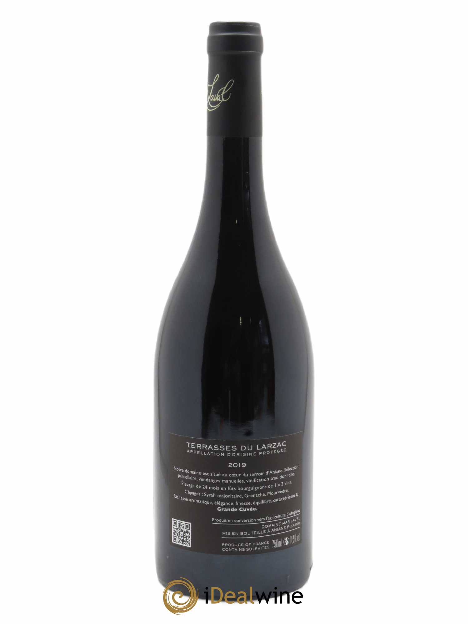 IGP Pays de l'Hérault Mas Laval Grande Cuvée Joël Laval  2019 - Lot de 1 Bouteille