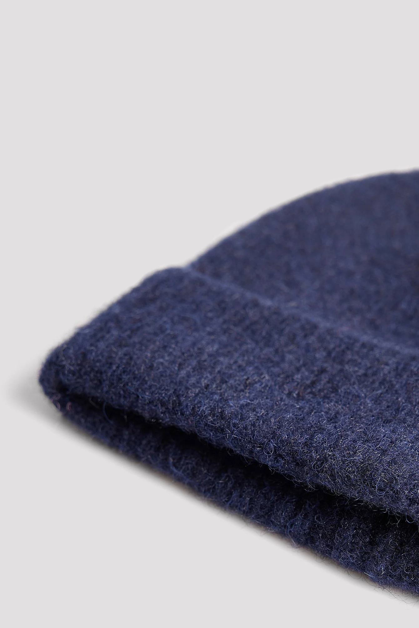 Strick-Beanie-Mütze aus Wollmischung