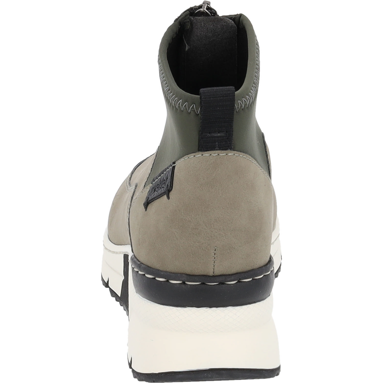 Rieker N6352, Stiefeletten, Damen, Grün (pesto/schwarz)