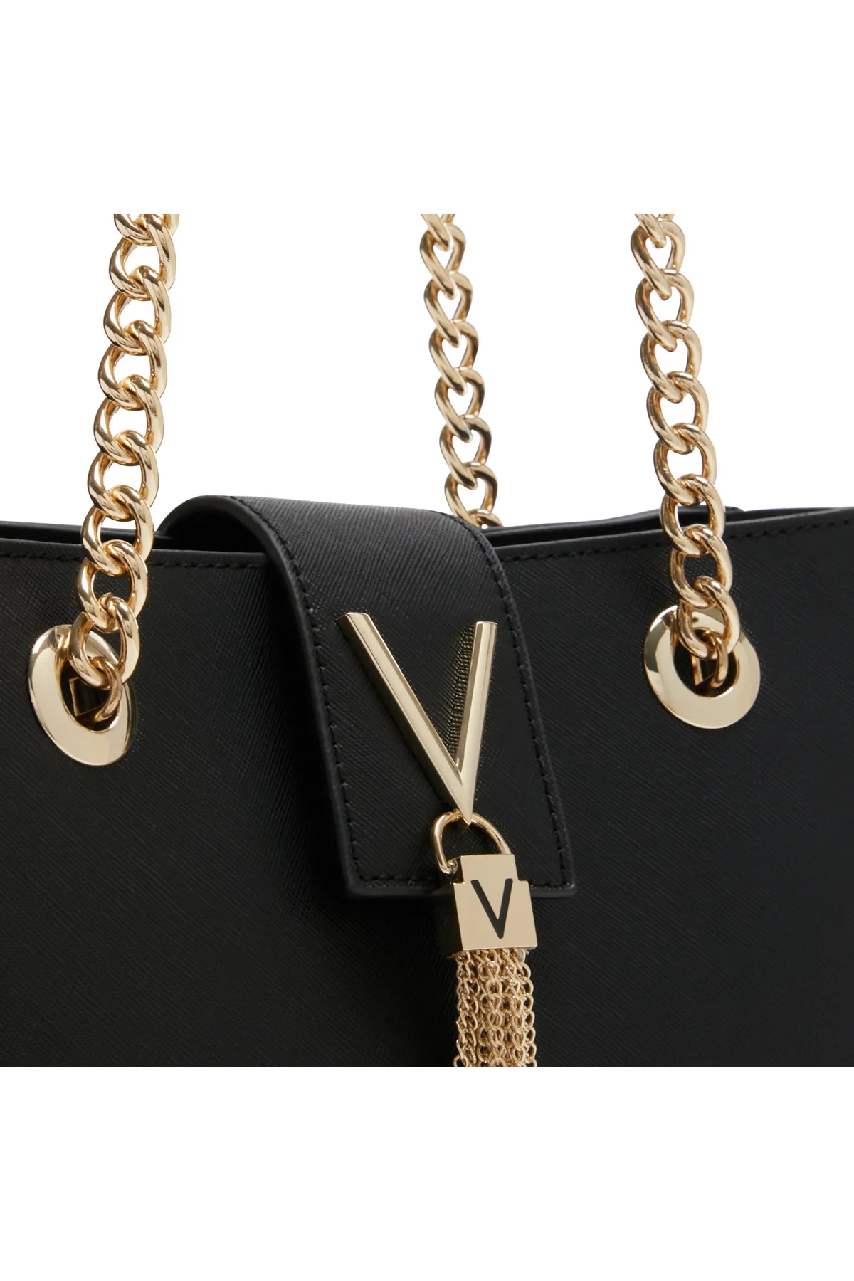 1'ASLAN  Valentino Bags Divina Damen Schultertasche Schwarz Vbs1ij06nero