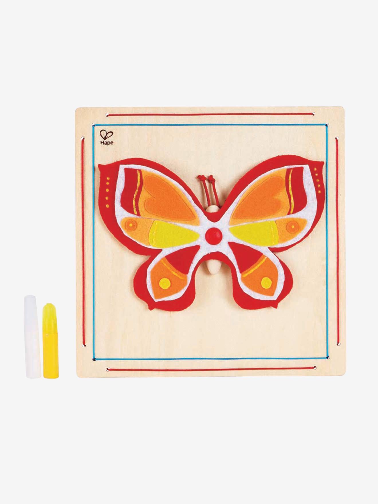 Kit cadre feutrine papillon multicolore