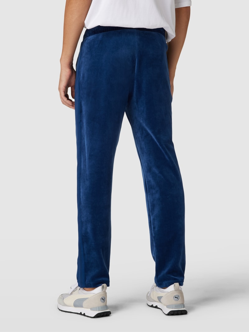 Sweatpants mit elastischem Bund in royalblau