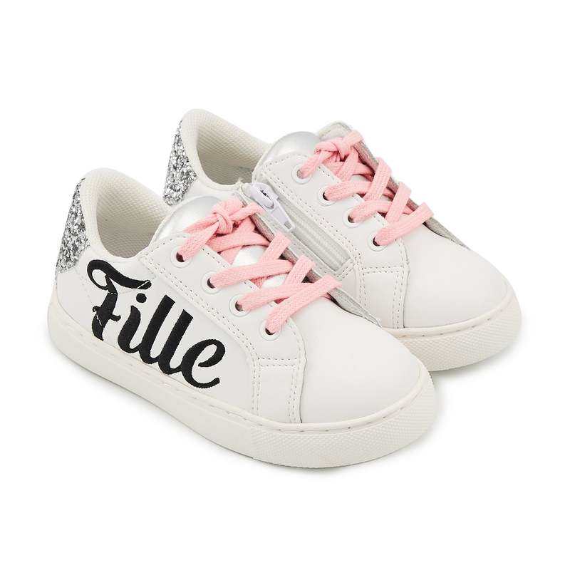 Baskets en cuir Mini Simone fille à papa