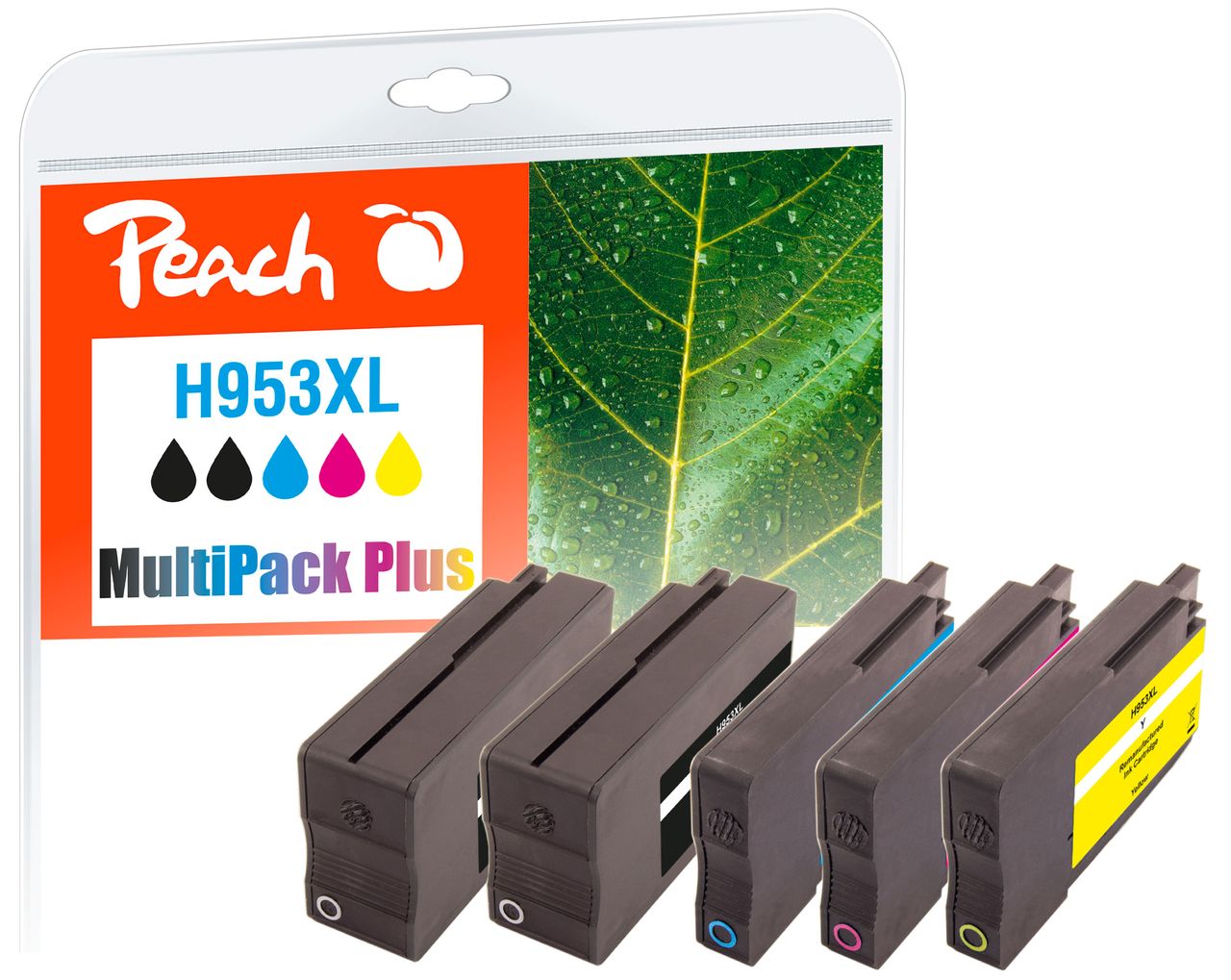 Peach SparPackPl. Tintenpatr. ersetzt HP No. 953XL