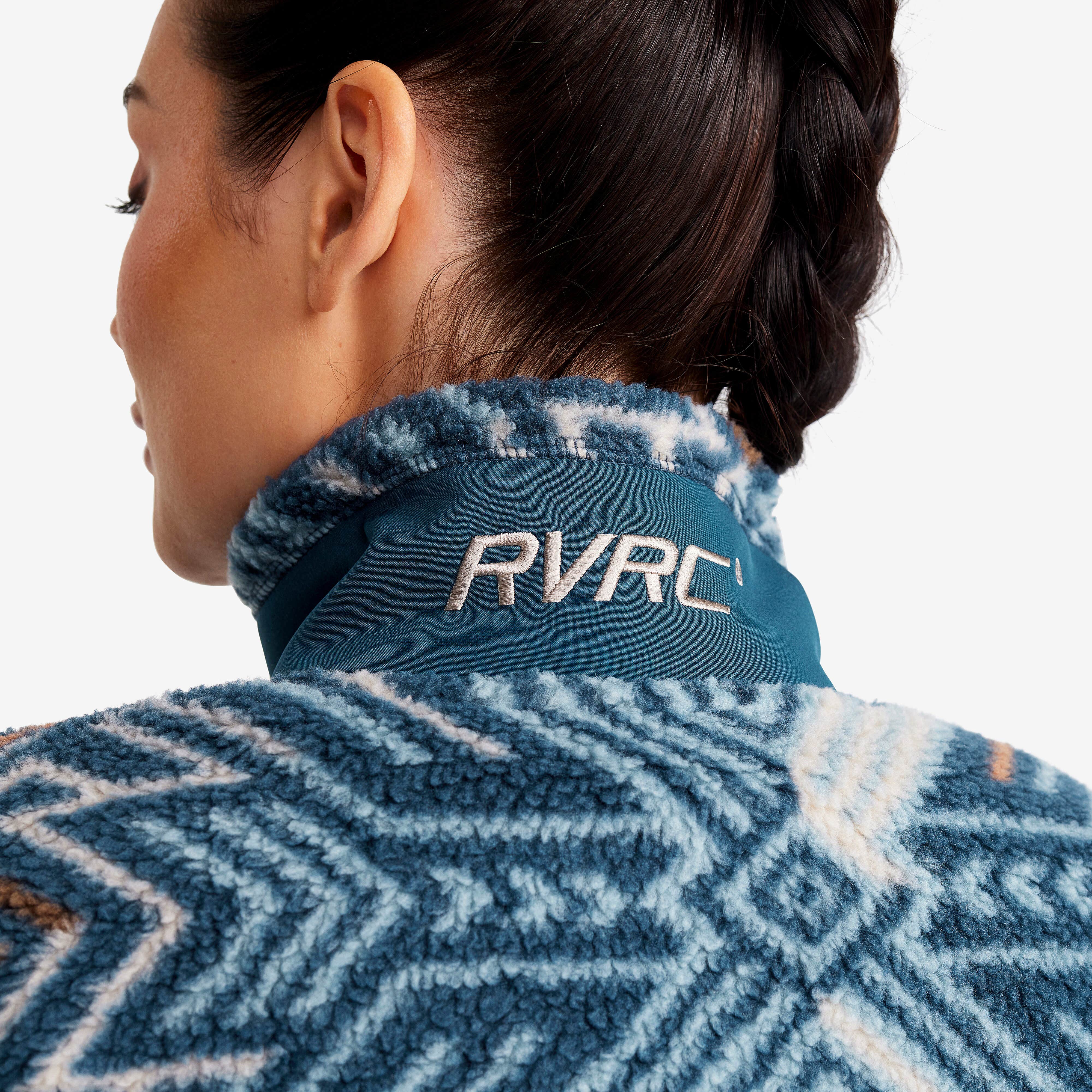 High Pile Fleece Femme Moonlit Ocean