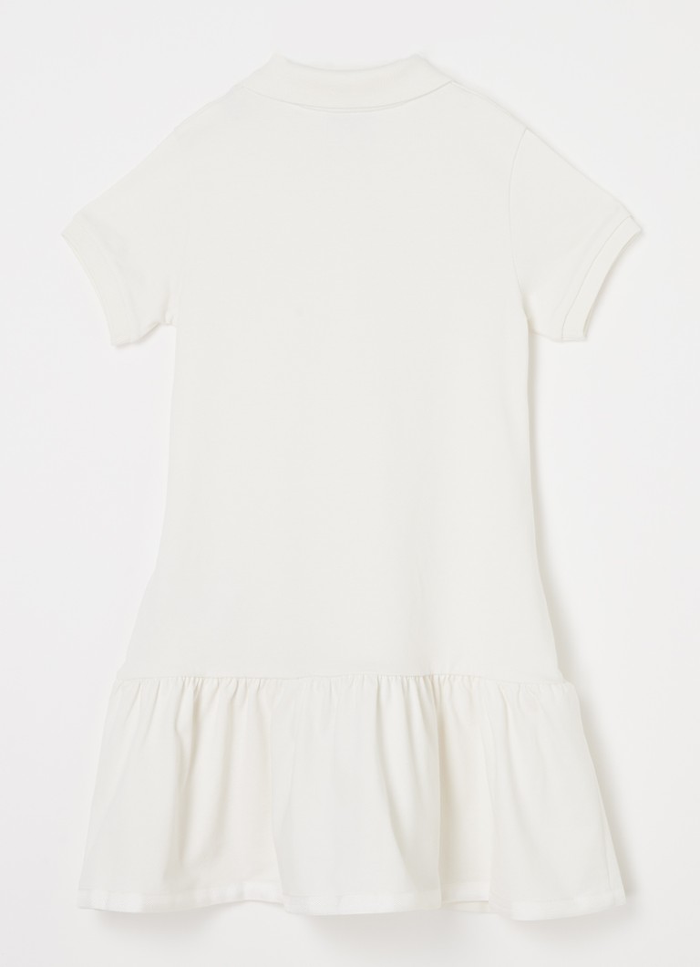 Rochie polo midi Moncler din bumbac piqué cu logo