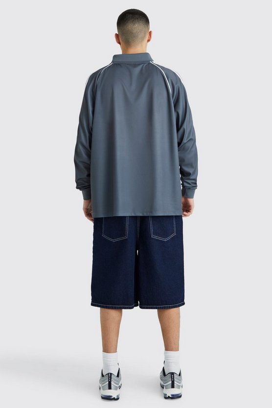 Mesh Raglan Football-Hemd