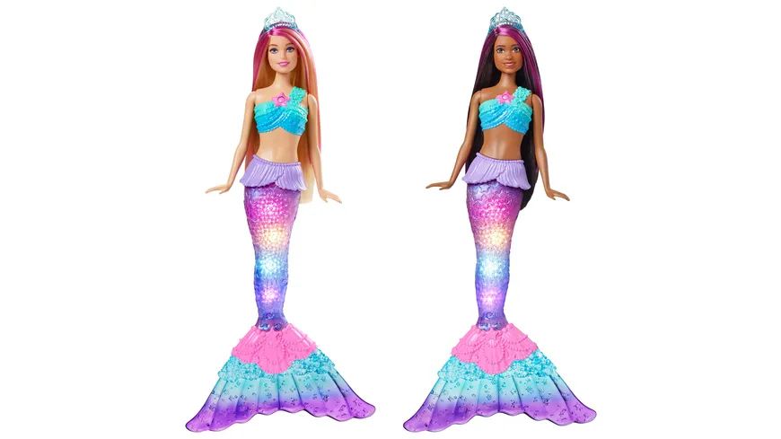 Barbie Zauberlicht Meerjungfrau Puppe (leuchtet), Barbie Dreamtopia