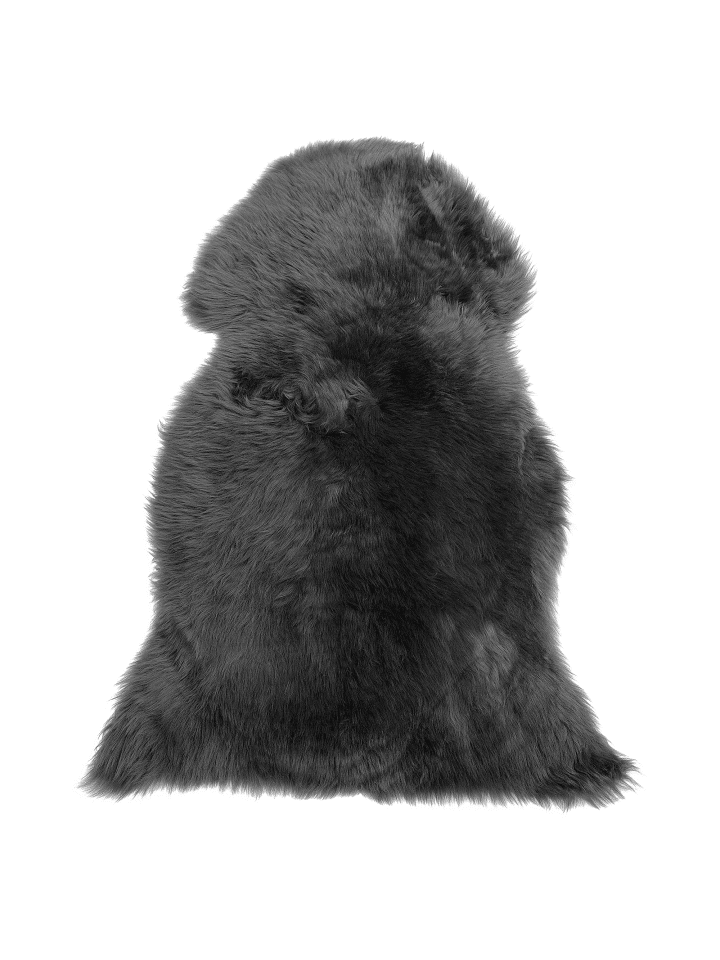 Beliani Schaffell ULURU in Schwarz - (W) 65 x (H) 8 x (L) 100 cm günstig kaufen onesize