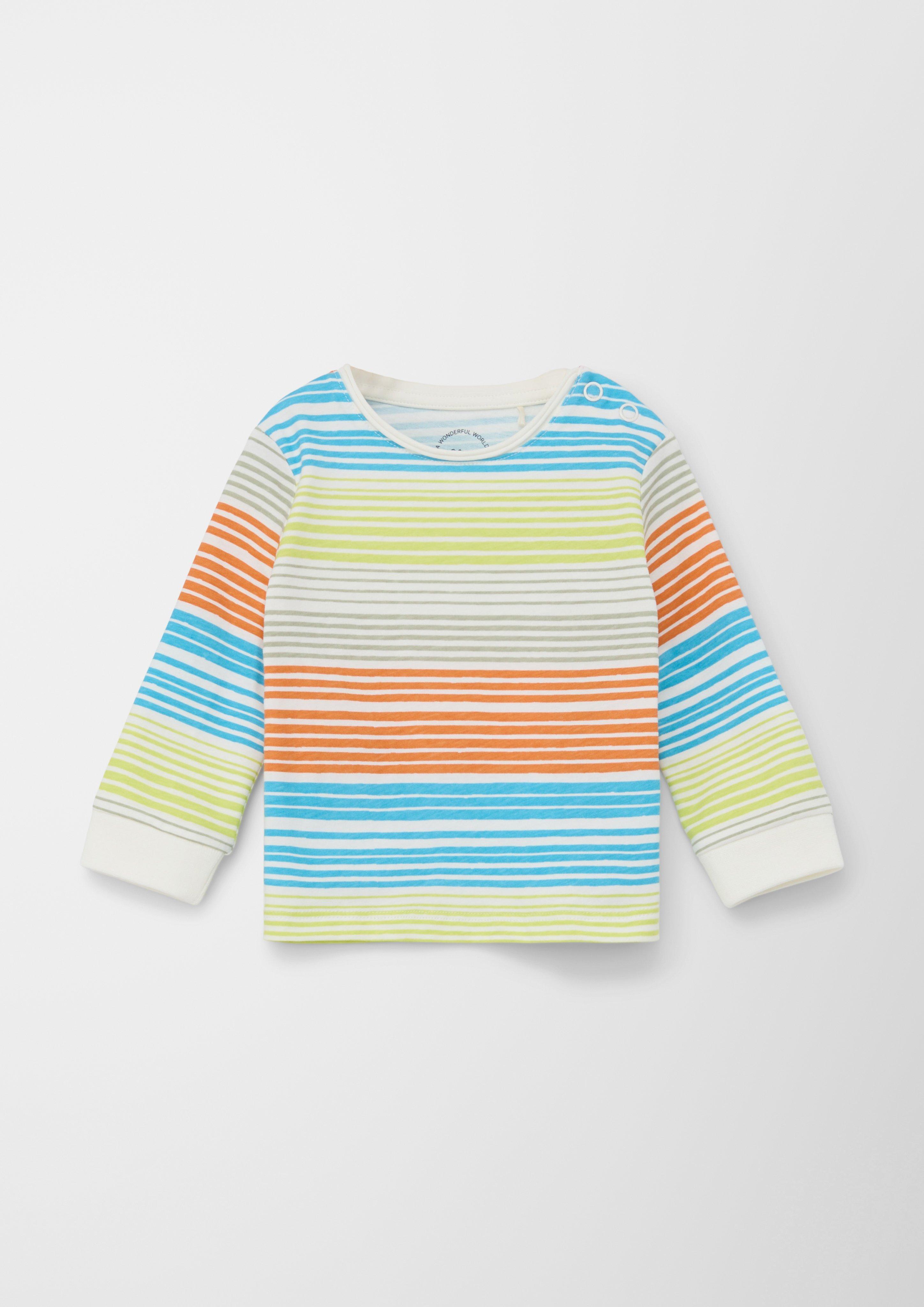 T-Shirt mit Streifenprint  2128689-02A7