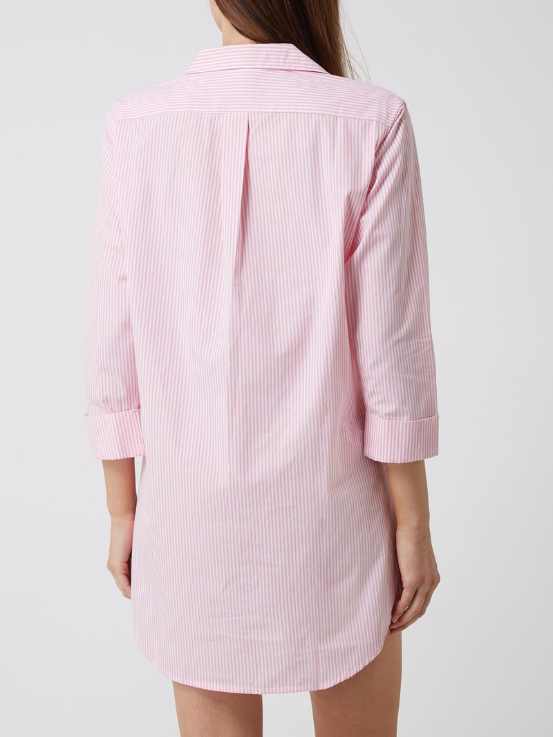 Nachthemd mit Streifenmuster in rosa
