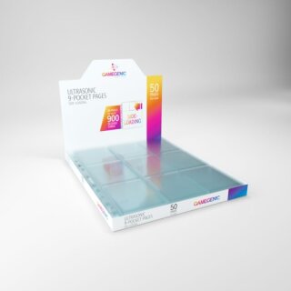 Gamegenic - Ultrasonic 9-Pocket Sideloading Pages Clear (50)