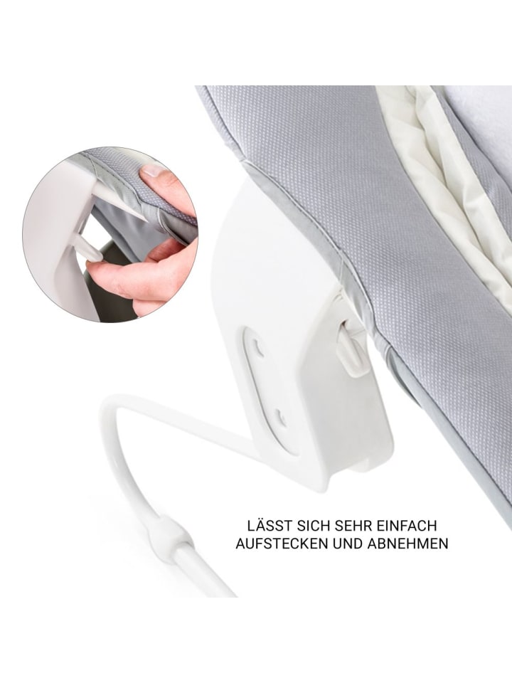 Hauck Beta Plus White 5-tlg. Newborn Set - Hochstuhl   2in1 in weiss,grau günstig kaufen onesize