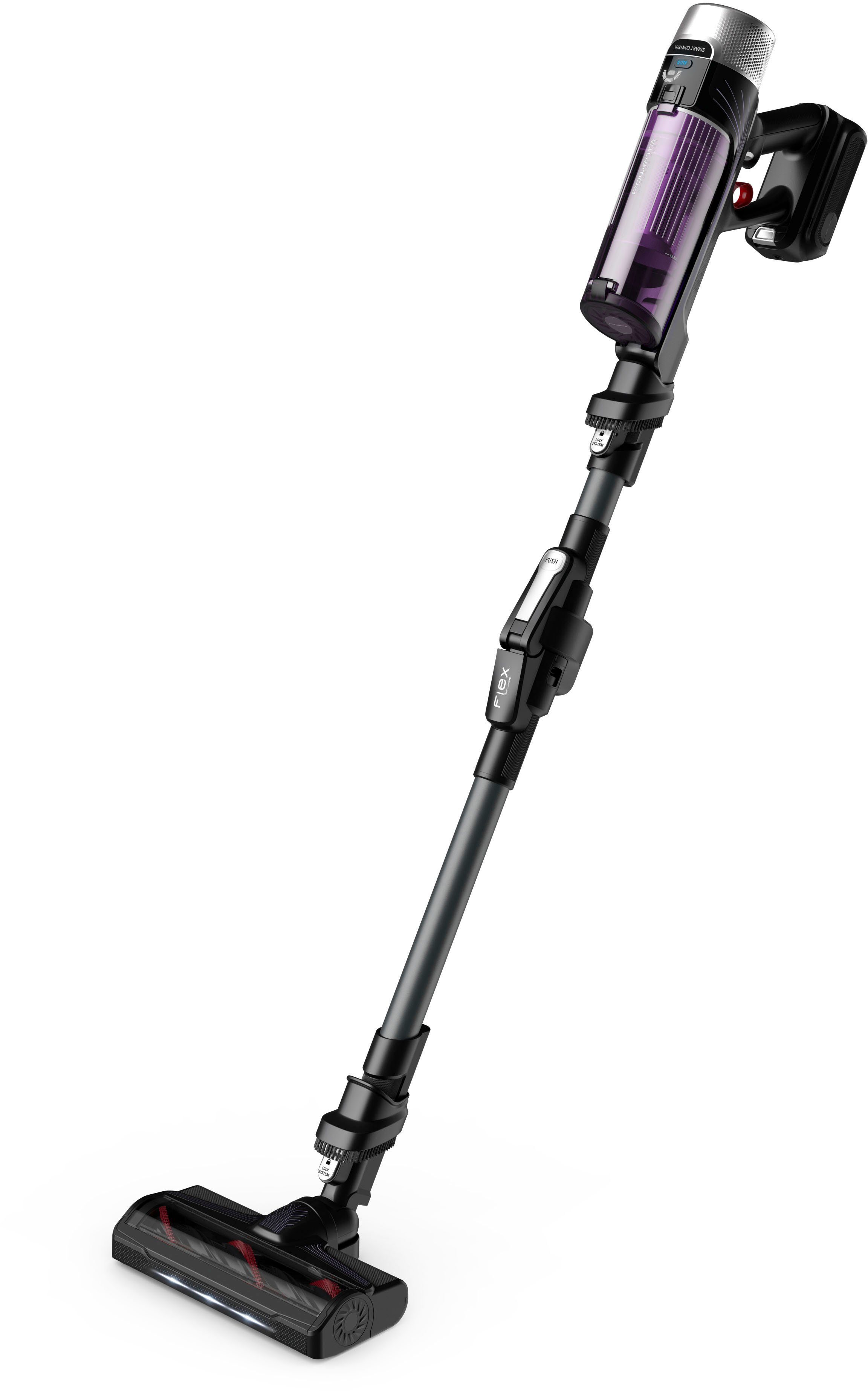Rowenta Akku-Hand-und Stielstaubsauger HERO, RH2038 X-Force Flex 9.60 Allergy, 250 W, beutellos, kabellos, hohes Fassungsvermögen, Flex-Gelenk, lange Betriebsdauer