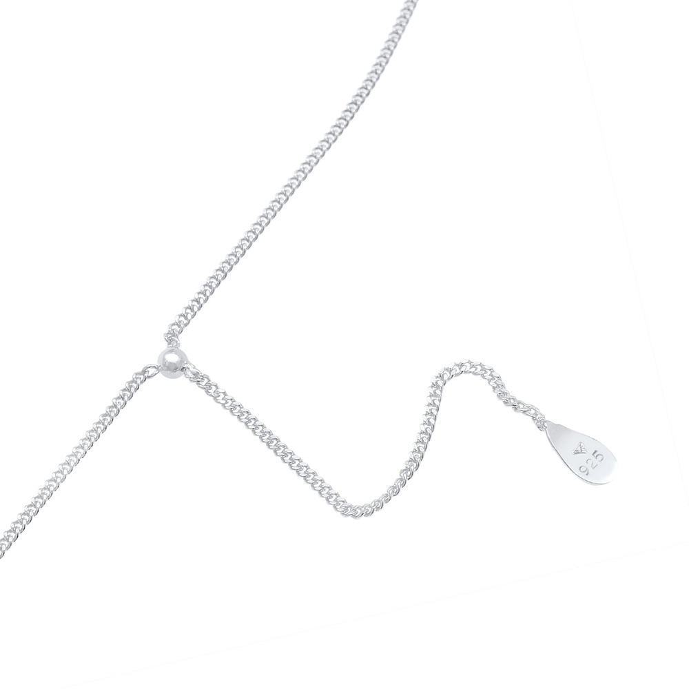 Elli Elli Collier Chaîne en Y pour le drop ball des dames en argent sterling 925 collier