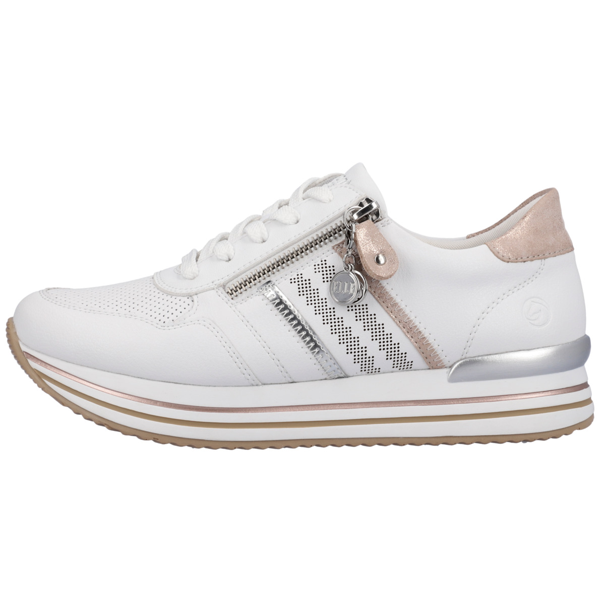 Remonte D1318 Sneaker Low weiss