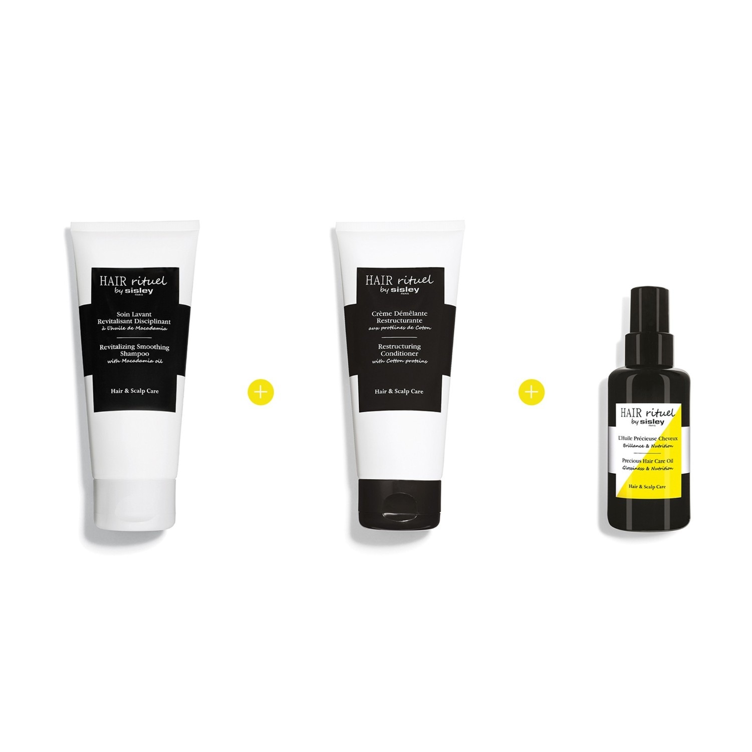 HAIR RITUAL BY SISLEY Disciplinujúca čistiaca kúra s makadamiovým olejom