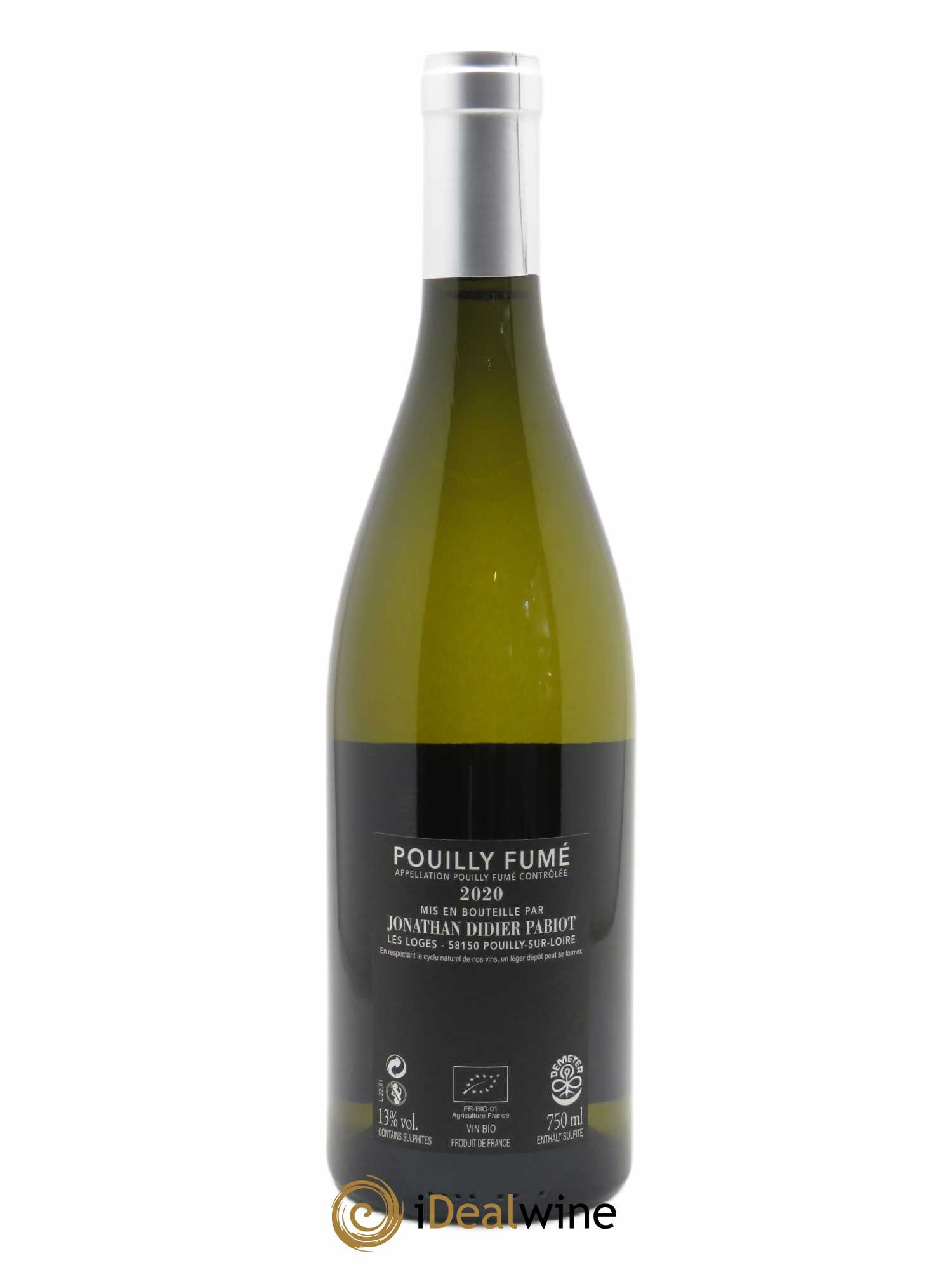 Pouilly-Fumé Aubaine Jonathan Didier Pabiot  2020 - Lot de 1 Bouteille