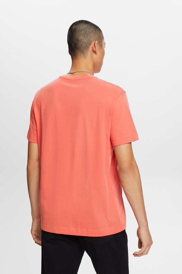 T-Shirt mit Print vorne, 100 % Baumwolle
