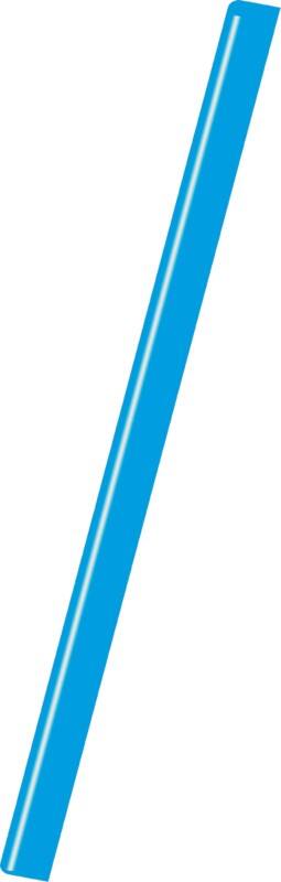 Exacompta Klemmschienen 697083E DIN A4 Blau PVC 0,6 x 29,7 cm 25 Stück