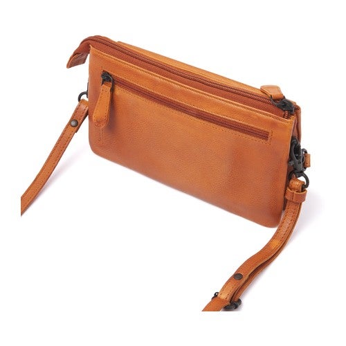 dR Amsterdam Clutch Camel