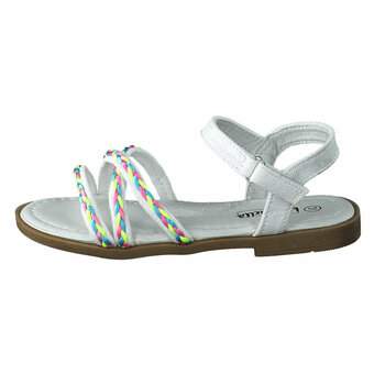 Barbarella Sandale in weiß