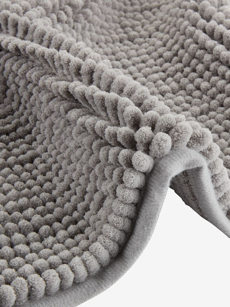 Tapete de banheiro FAGERSTA plus FAGERSTA 50x80cm cinza claro