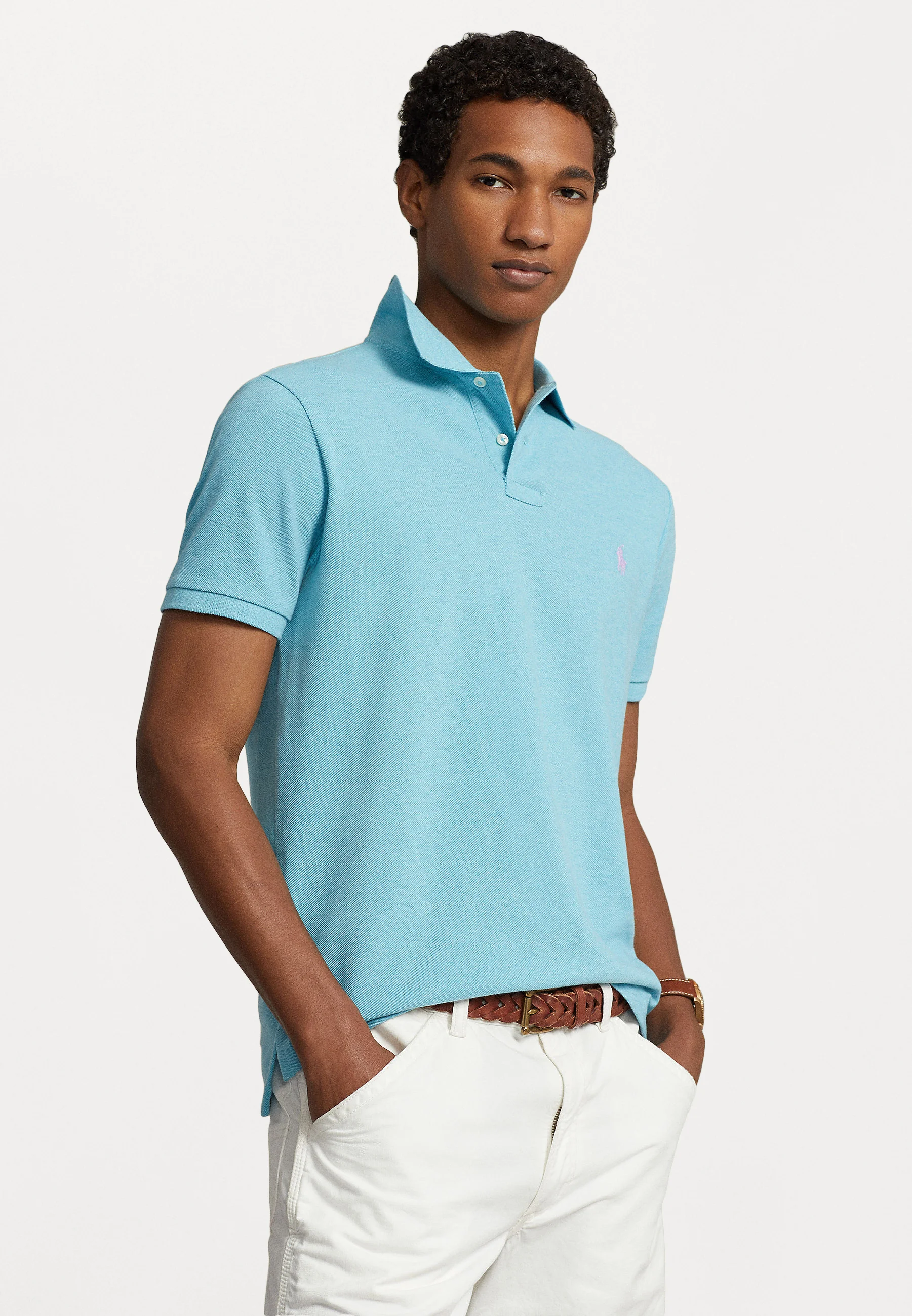 Polo Ralph Lauren SLIM FIT MESH SHIRT - Polo