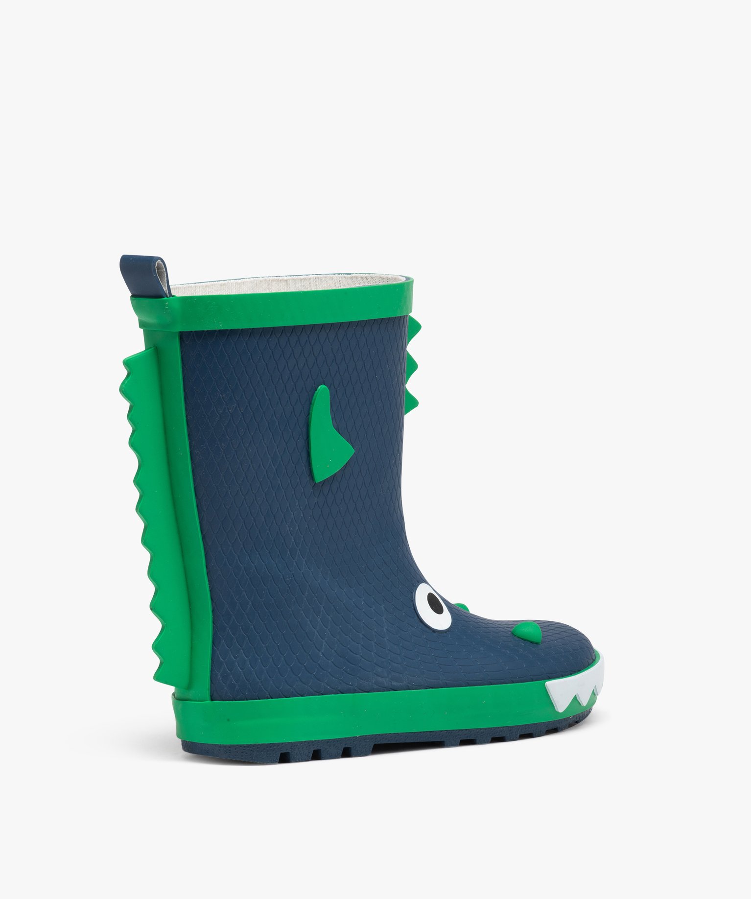 Bottes de pluie Garçon en caoutchouc avec écailles bleu | GEMO
