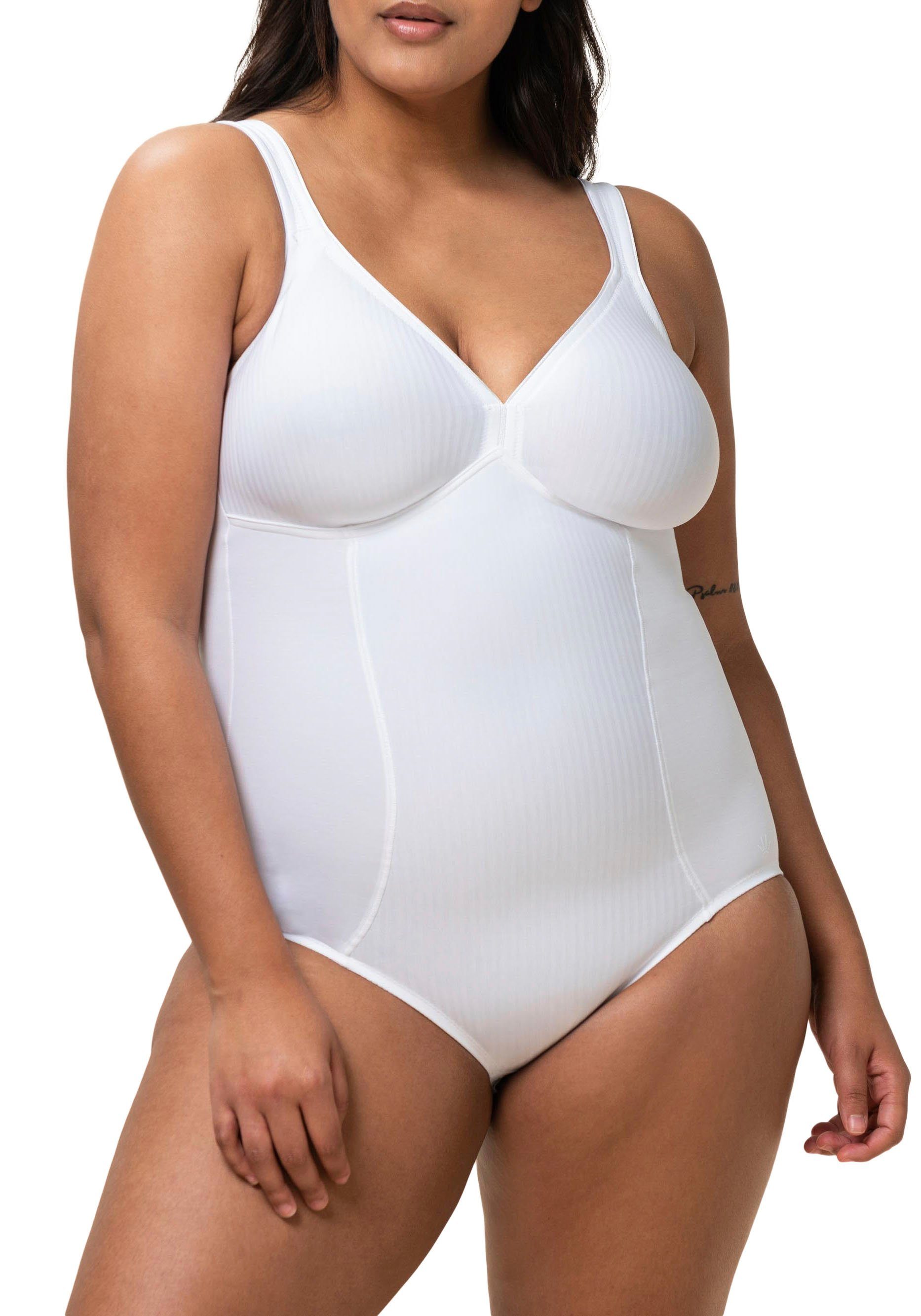 Triumph Shaping-Body Modern Soft + Cotton BS ohne Bügel, Basic Dessous