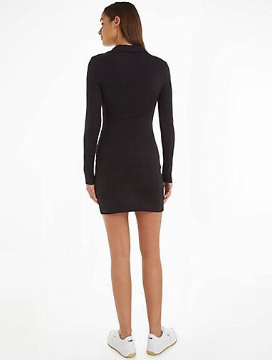 TOMMY-JEANS Damen Polokleid TJW LS POLO DRESS