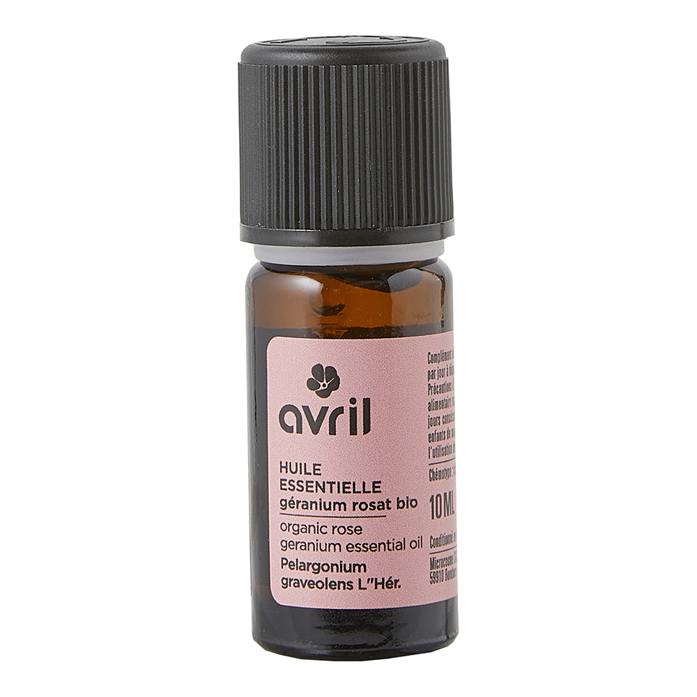 Avril Géranium rosat bio Huile essentielle