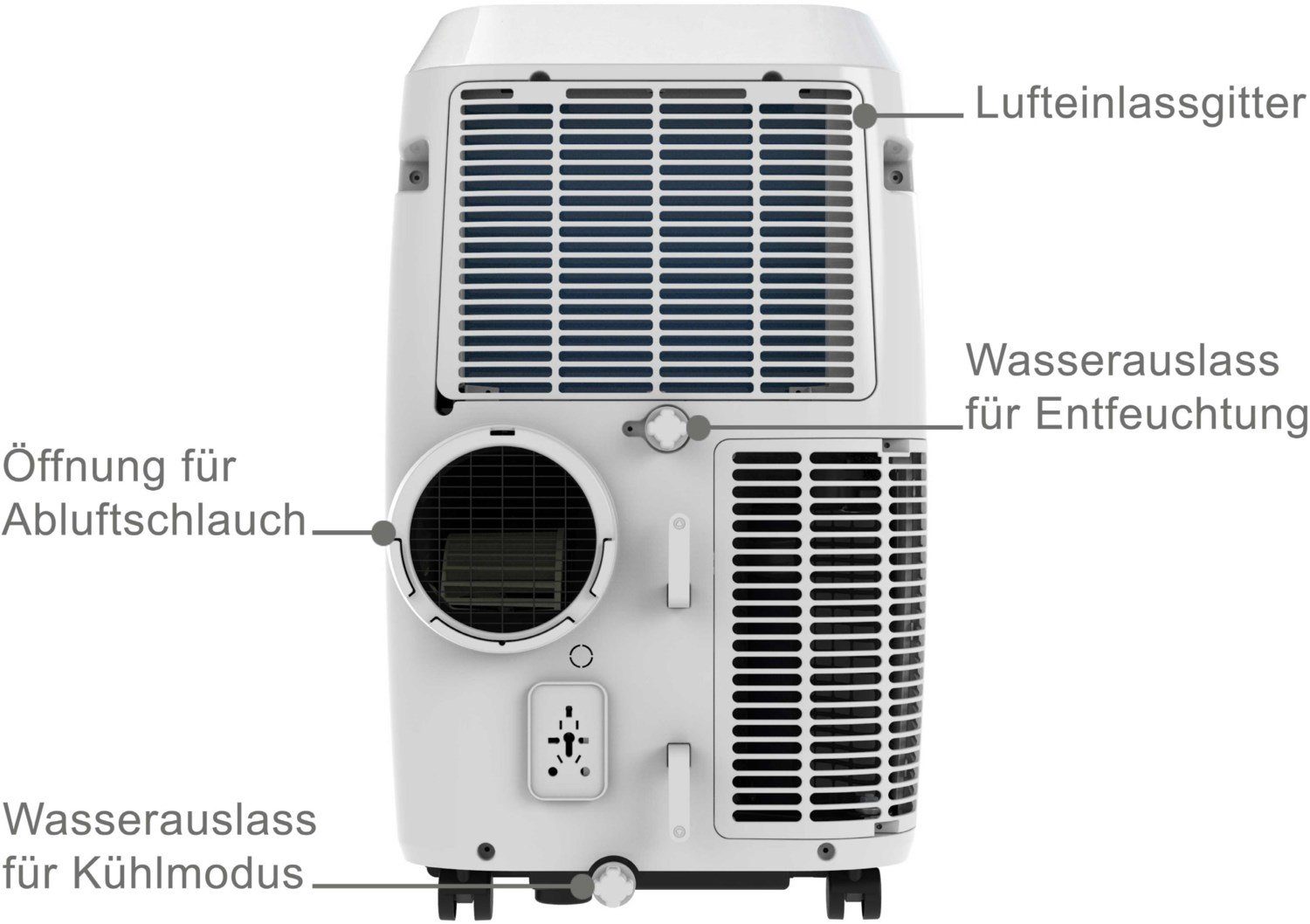 be cool 3-in-1-Klimagerät BC18KL2101F - Klimagerät - weiß