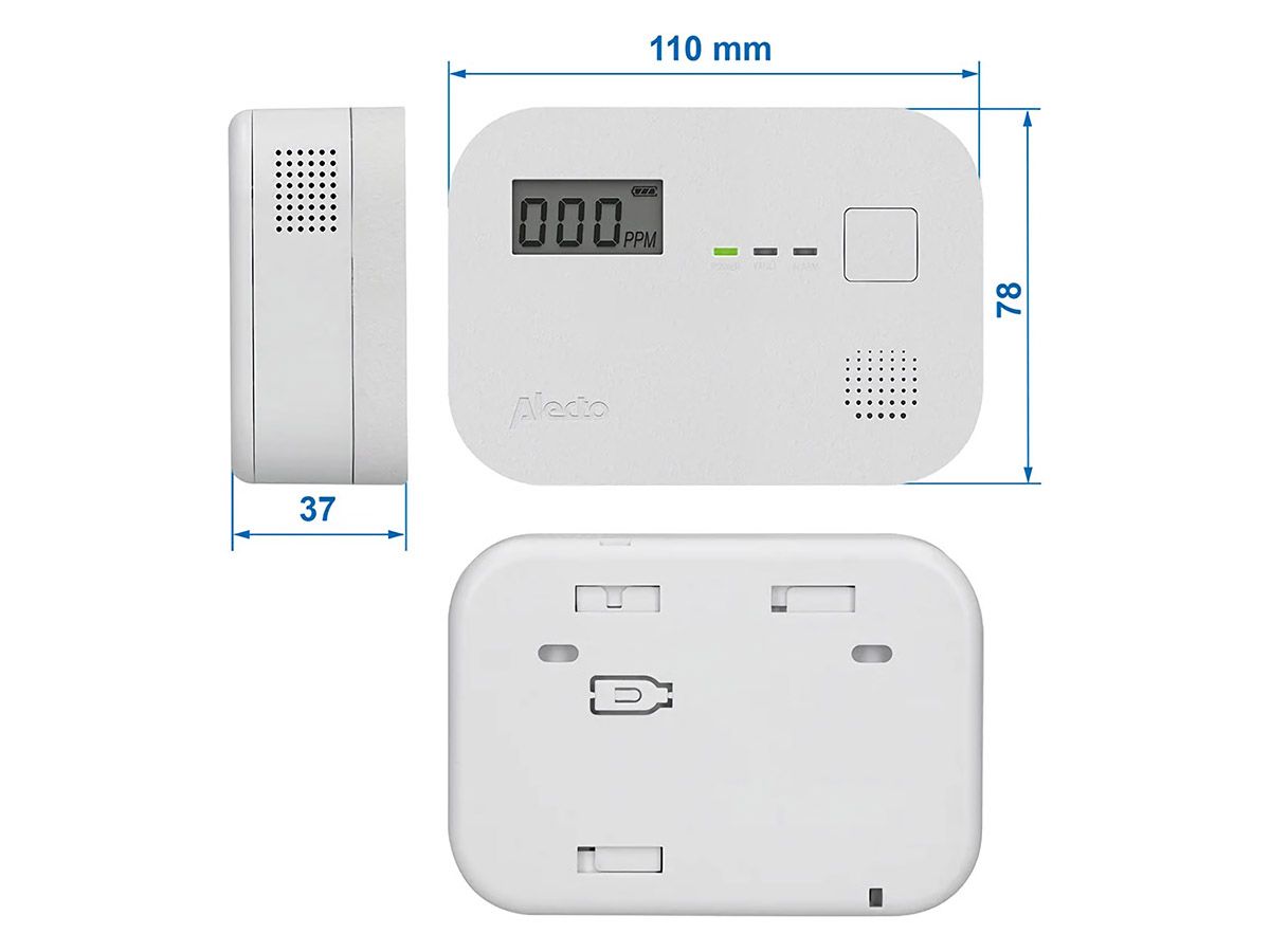 Alecto COA9310 Kohlenmonoxidmelder
