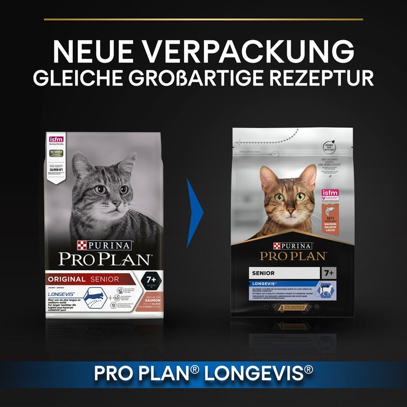 PURINA PRO PLAN Senior 7+ Longevis reich an Lachs