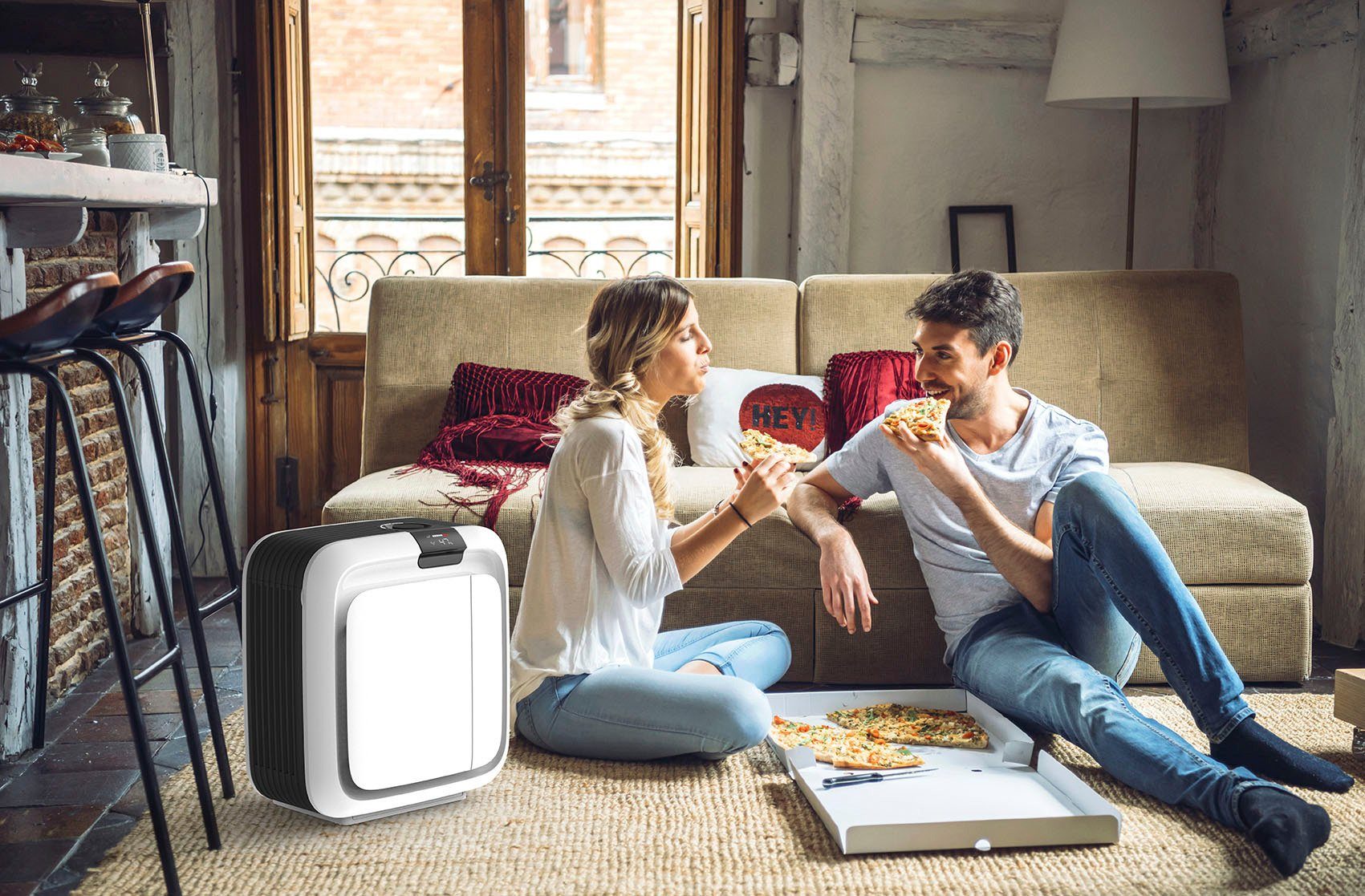 Boneco Luftbefeuchter H700 Hybrid, 10 l Wassertank, Luftreiniger
