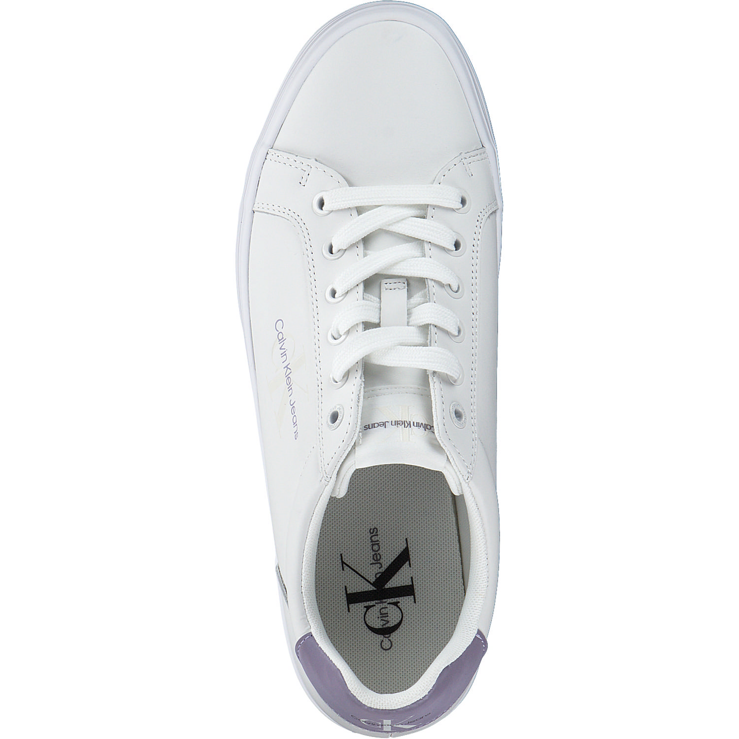 Calvin Klein YW0YW01223, Schnürschuhe, Damen, white/lavendel