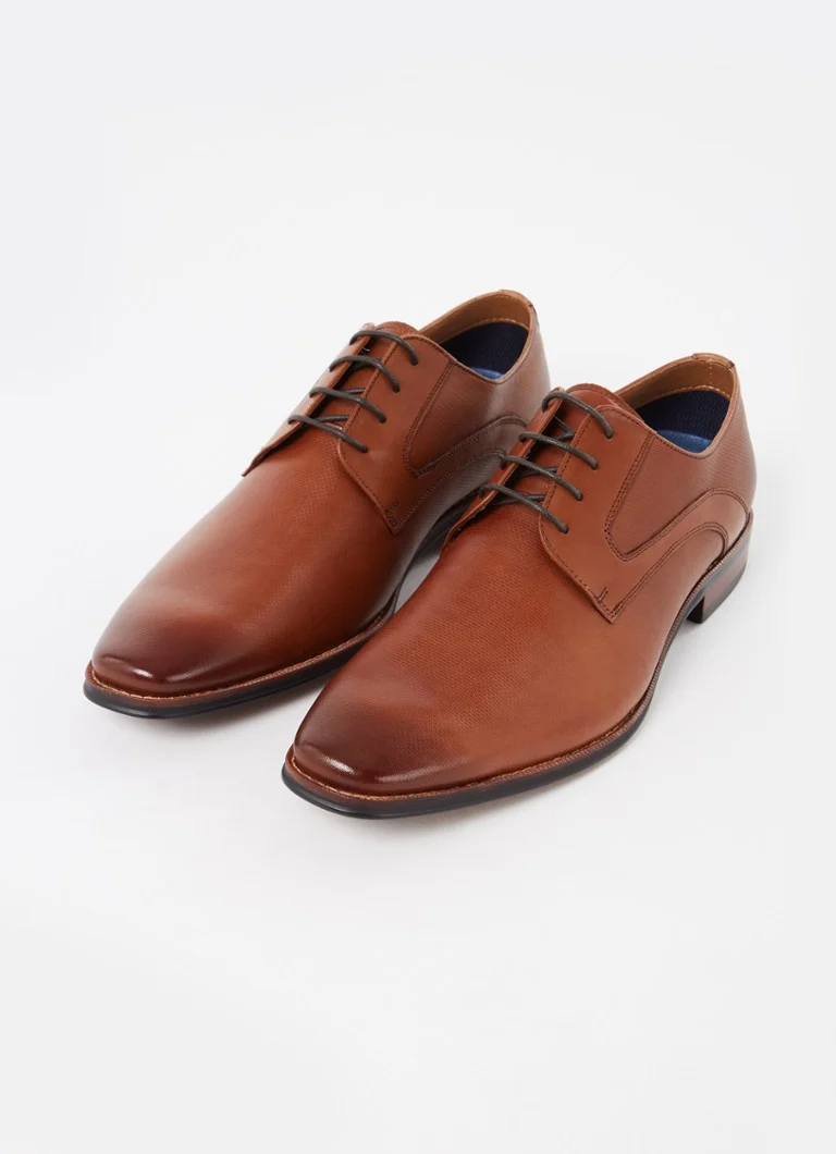 Buty sznurowane Dune London Stone Color Leather