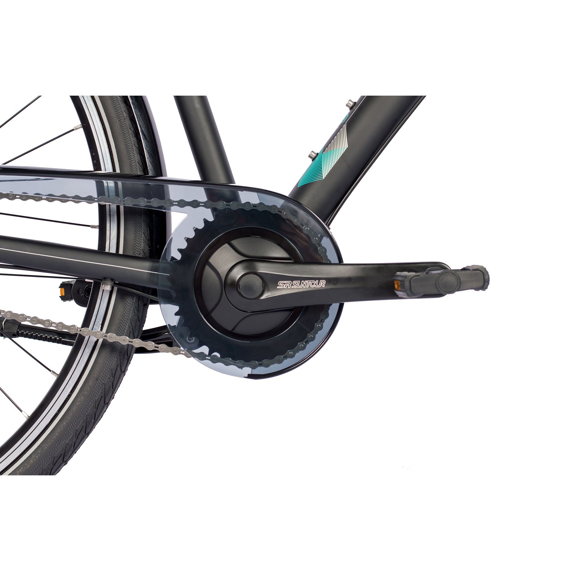 Airtracks Cityrad Herren City Fahrrad 28 Zoll Cityrad CI.2820, 7 Gang SHIMANO NEXUS Schaltwerk, Nabenschaltung, Schwarz Matt - Rahmenhöhen 52 cm & 56 cm  Modeljahr 2022