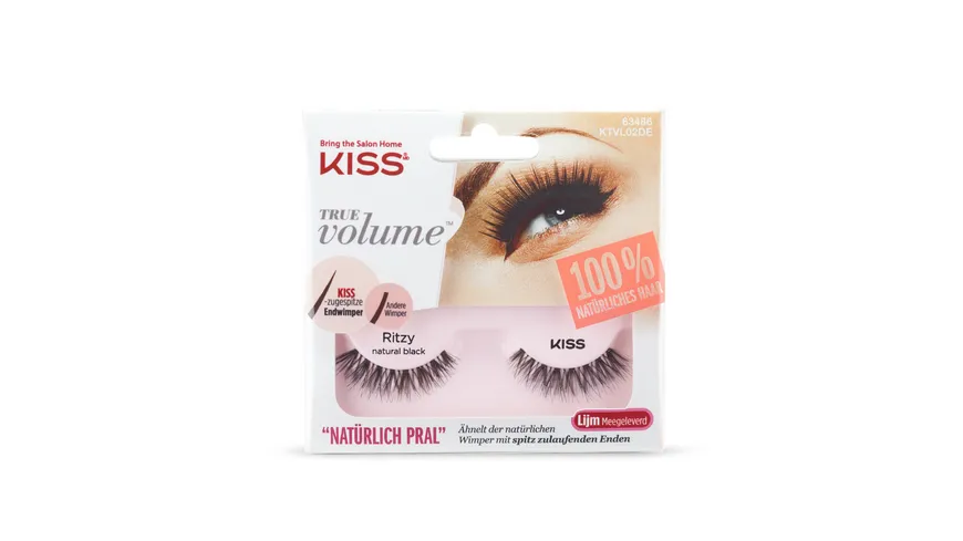 KISS Wimpernband Volumen schwarz