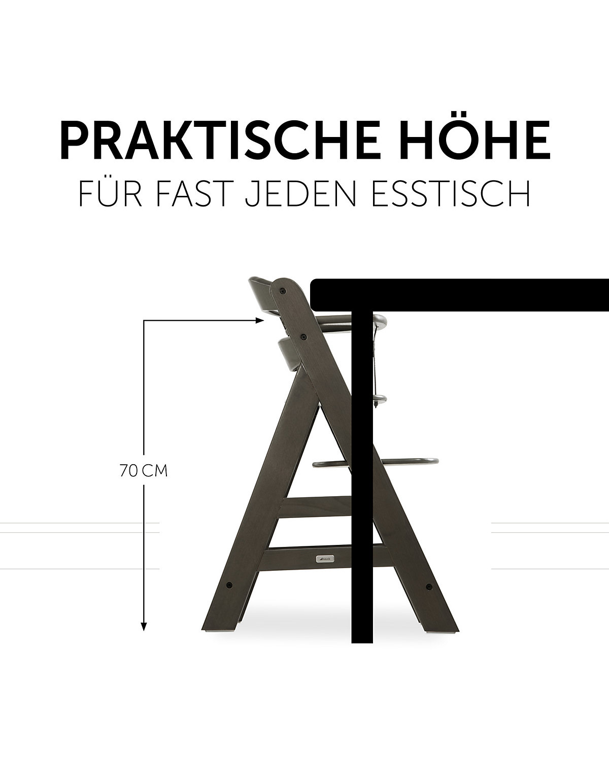 Hochstuhl Alpha+ Select, Charcoal