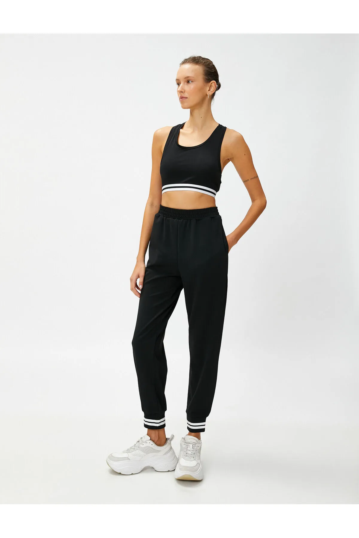 Koton  Jogger-Jogginghose mit Garni-Detail