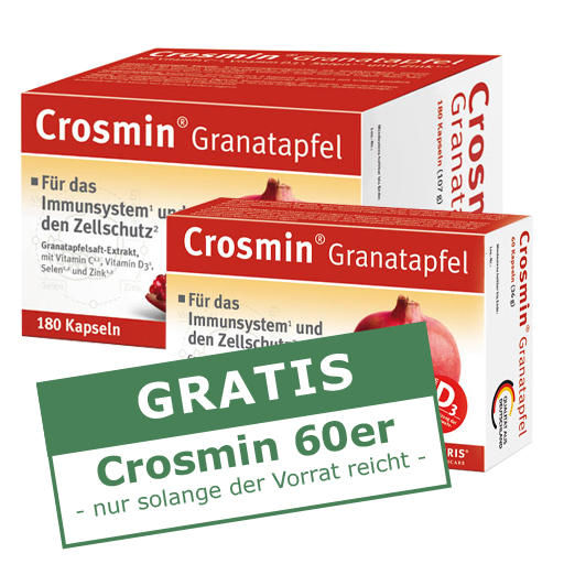 CROSMIN Granatapfel Kapseln  180 St  Kapseln