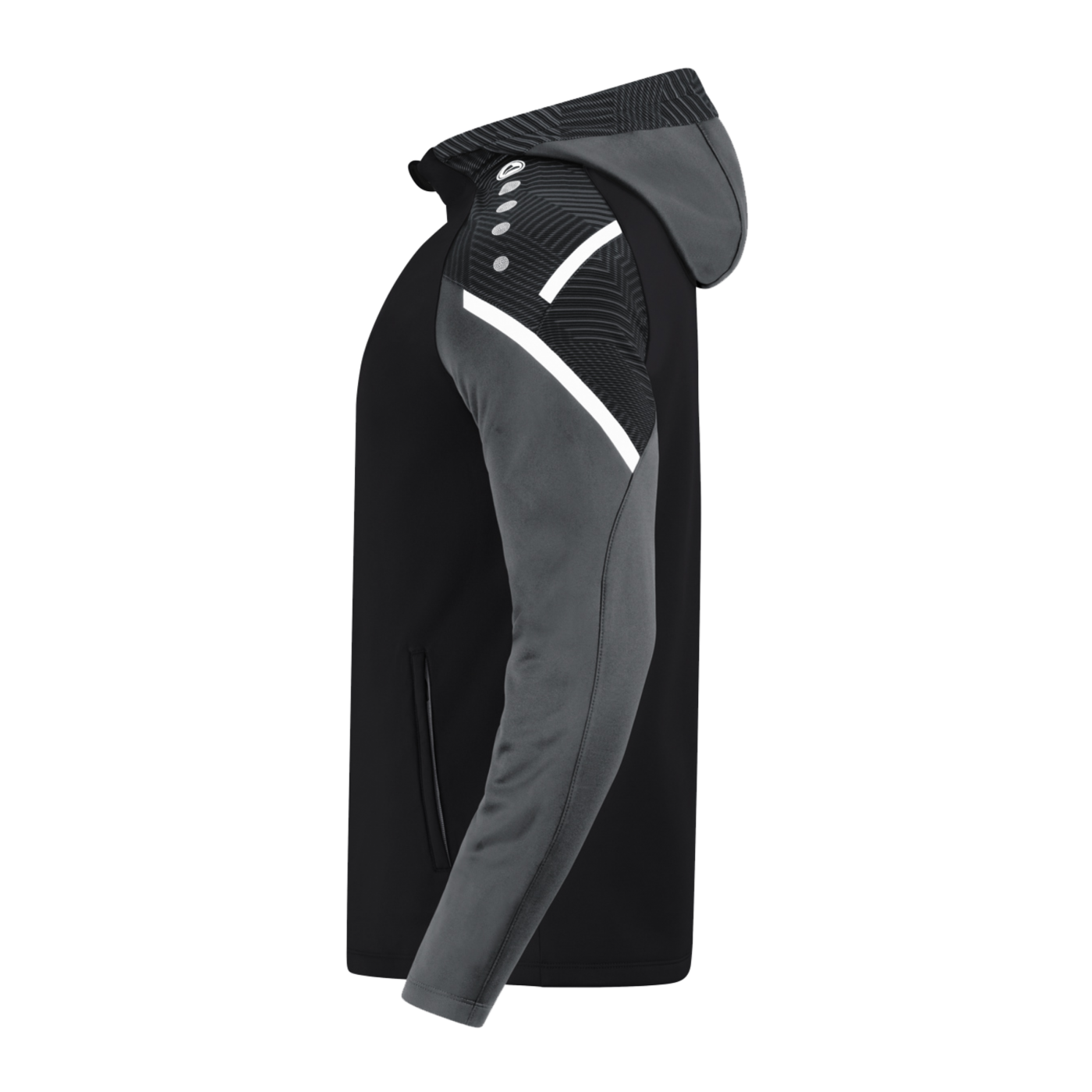JAKO Performance Kapuzenjacke Schwarz F804