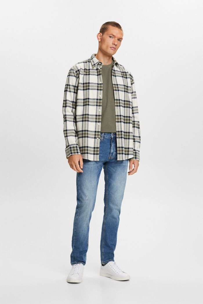 Schmale Jeans mit mittlerer Bundhöhe