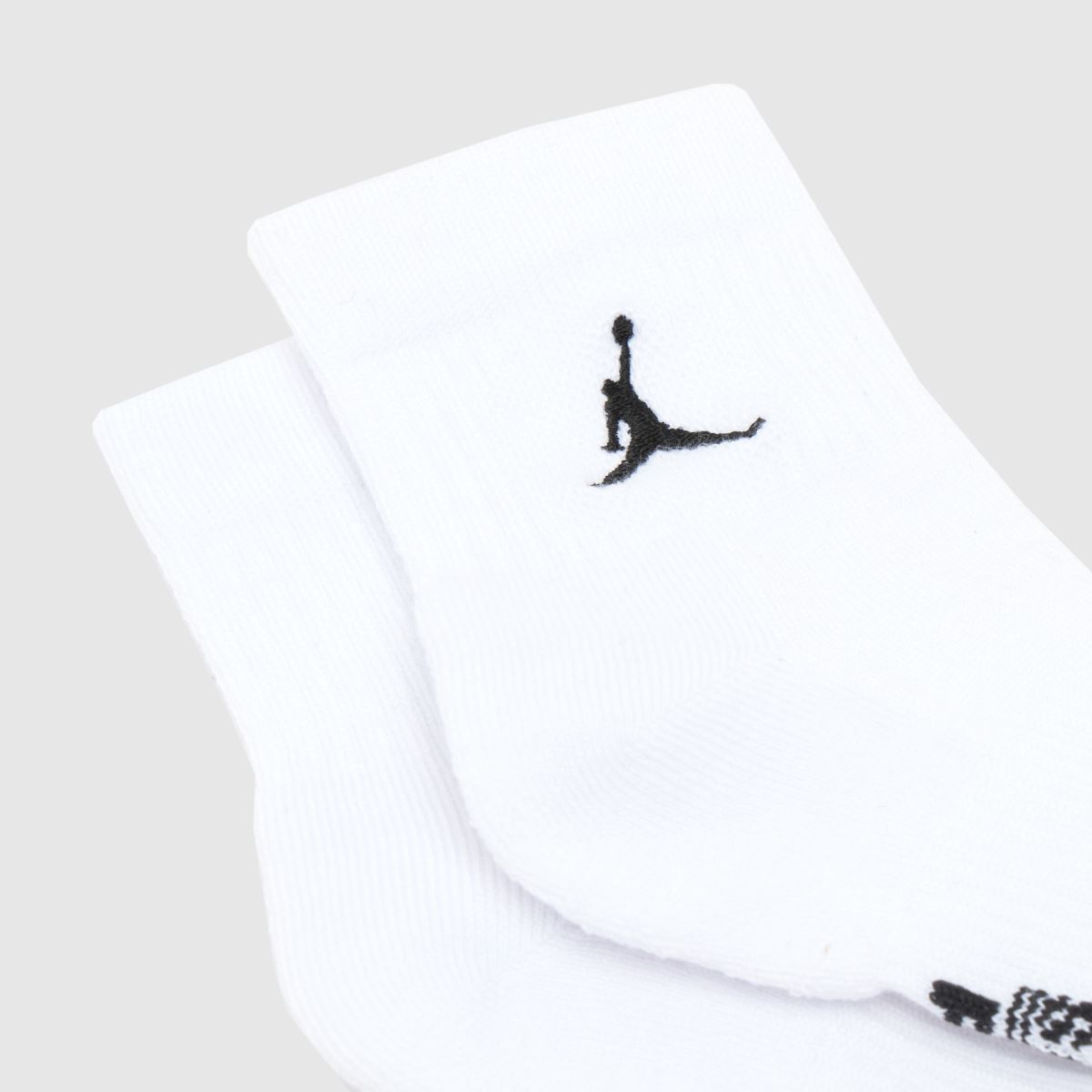 Nike Jordan vita och svarta ankelstrumpor 3-pack