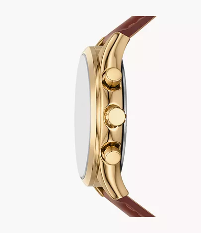 Fossil Outlet Uhr Fenmore Multifunktionswerk Leder braun
