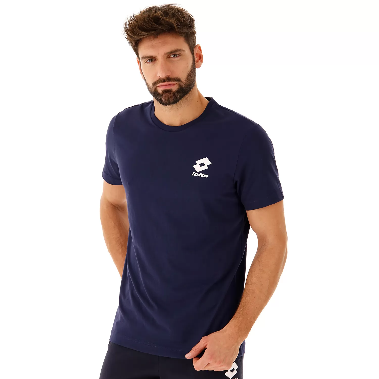 T-SHIRT BS JS MARINBLÅ